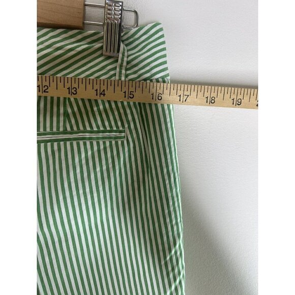 Banana Republic Womens Shorts Mid Rise white green Ryan Fit Chino Pocket… - Picture 6 of 10